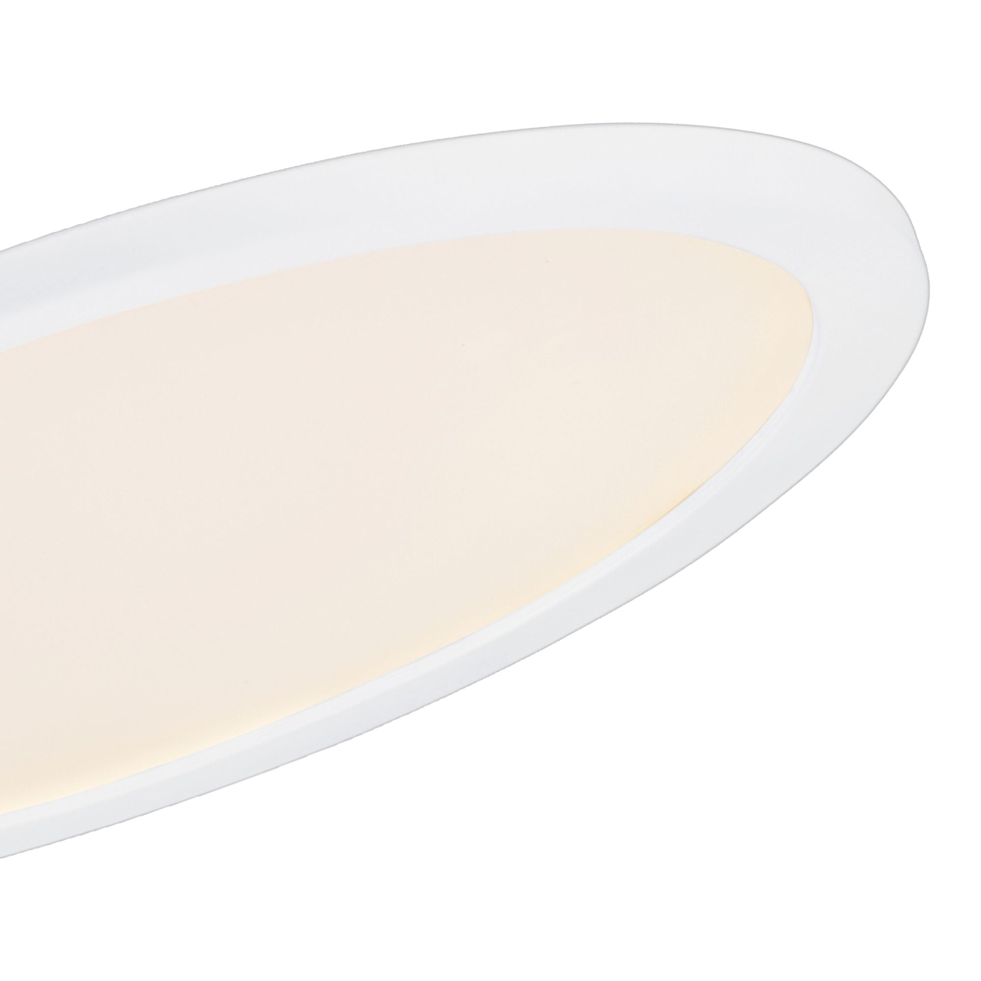 Wafer 22" Round LED Surface Mount, 4000K White Finish