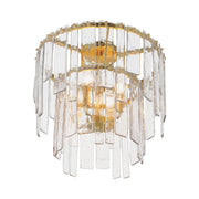 Warren 18" 4-Light Convertible Pendant, Gold Leaf Finish