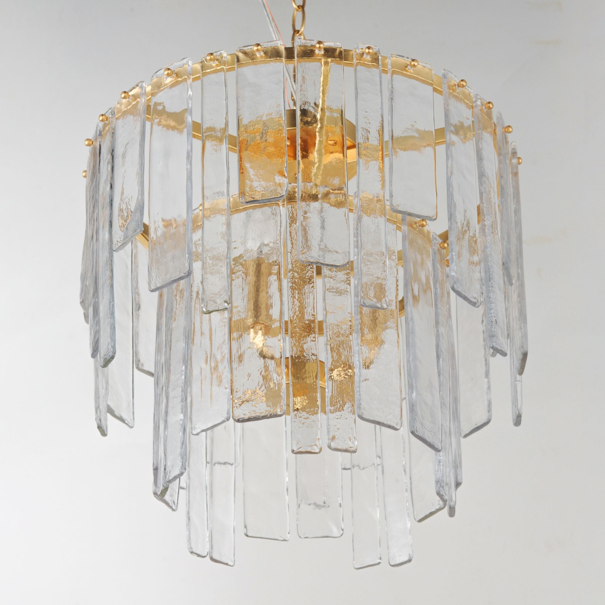 Warren 18" 4-Light Convertible Pendant, Gold Leaf Finish