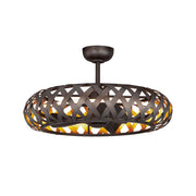Maxim Lighting - Weave Wifi-Enabled LED Fandelight 33 Inch Bronze Gilt and Gold Finish | Bees Lighting