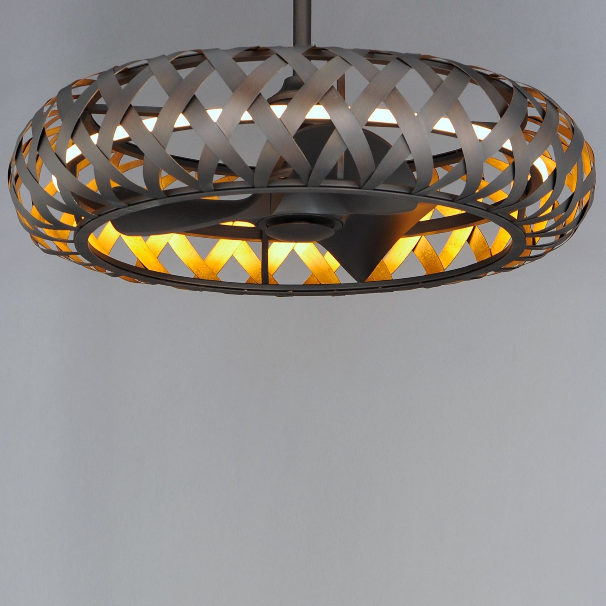 Maxim Lighting - Weave Wifi-Enabled LED Fandelight 33 Inch Bronze Gilt and Gold Finish | Bees Lighting