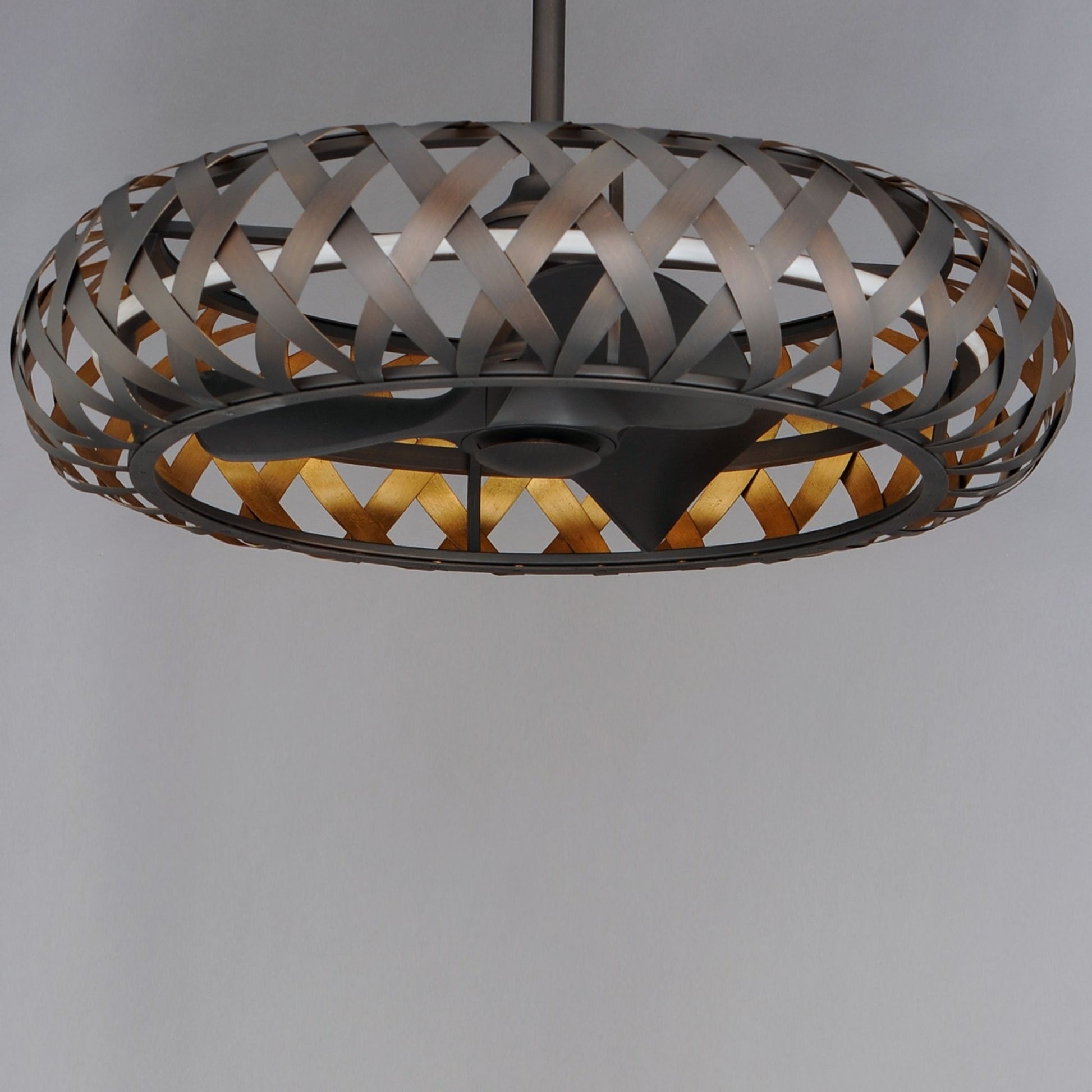 Maxim Lighting - Weave Wifi-Enabled LED Fandelight 33 Inch Bronze Gilt and Gold Finish | Bees Lighting