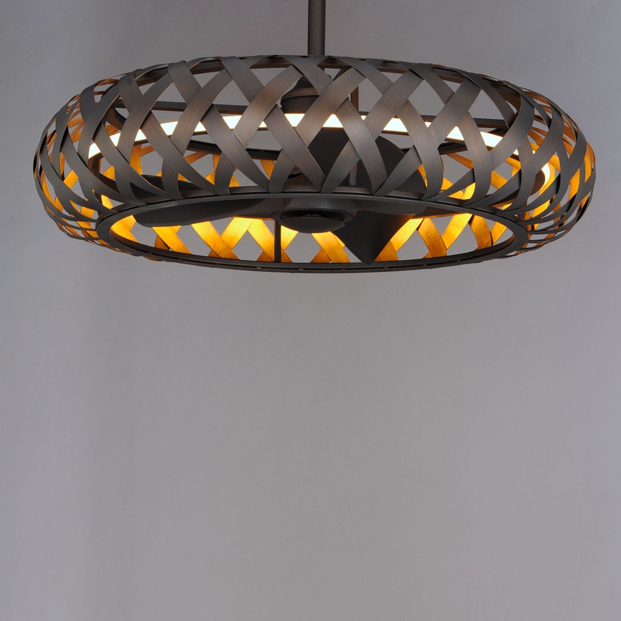 Maxim Lighting - Weave Wifi-Enabled LED Fandelight 33 Inch Bronze Gilt and Gold Finish | Bees Lighting