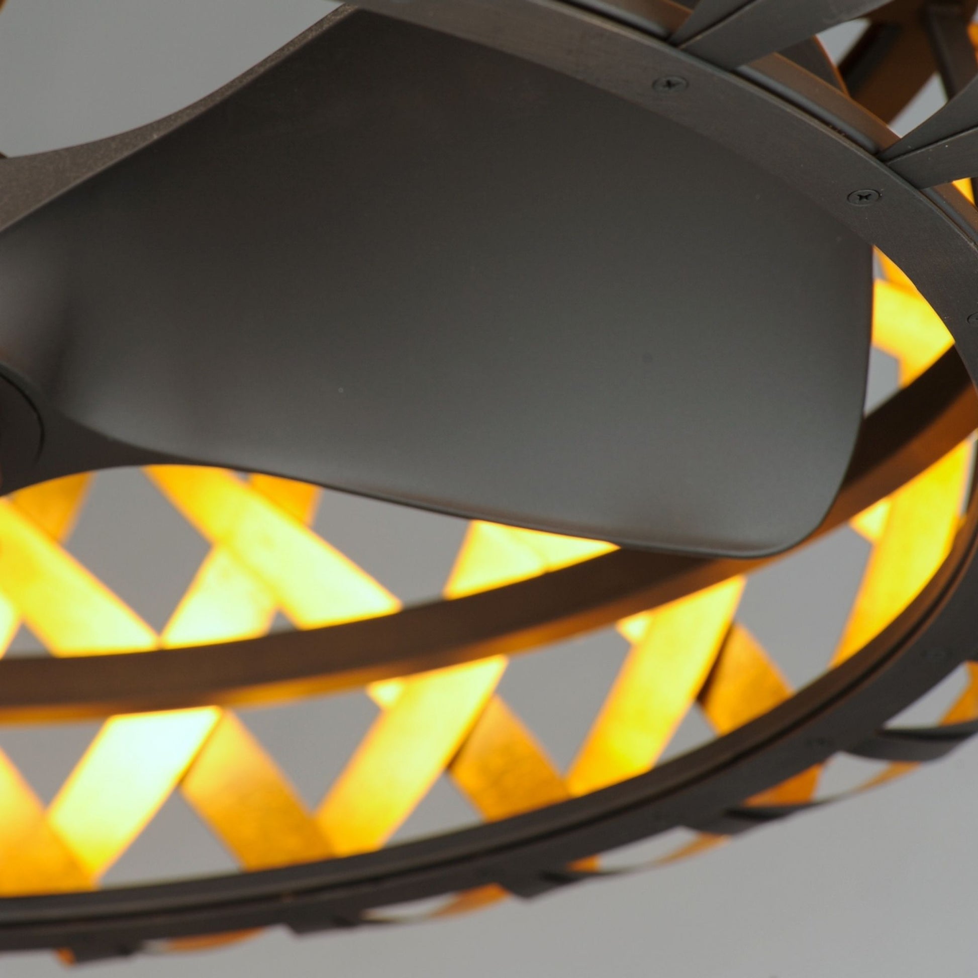 Maxim Lighting - Weave Wifi-Enabled LED Fandelight 33 Inch Bronze Gilt and Gold Finish | Bees Lighting