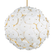 Metropolitan Coastlyn Pendant, Legacy Brass & White