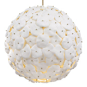 Metropolitan Coastlyn 36.75 in. 9-Light Pendant, Legacy Brass & White