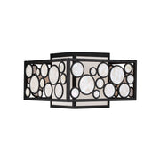 Mosaic 15" 2-Light Flush Mount, Oil Rubbed Bronze Finish