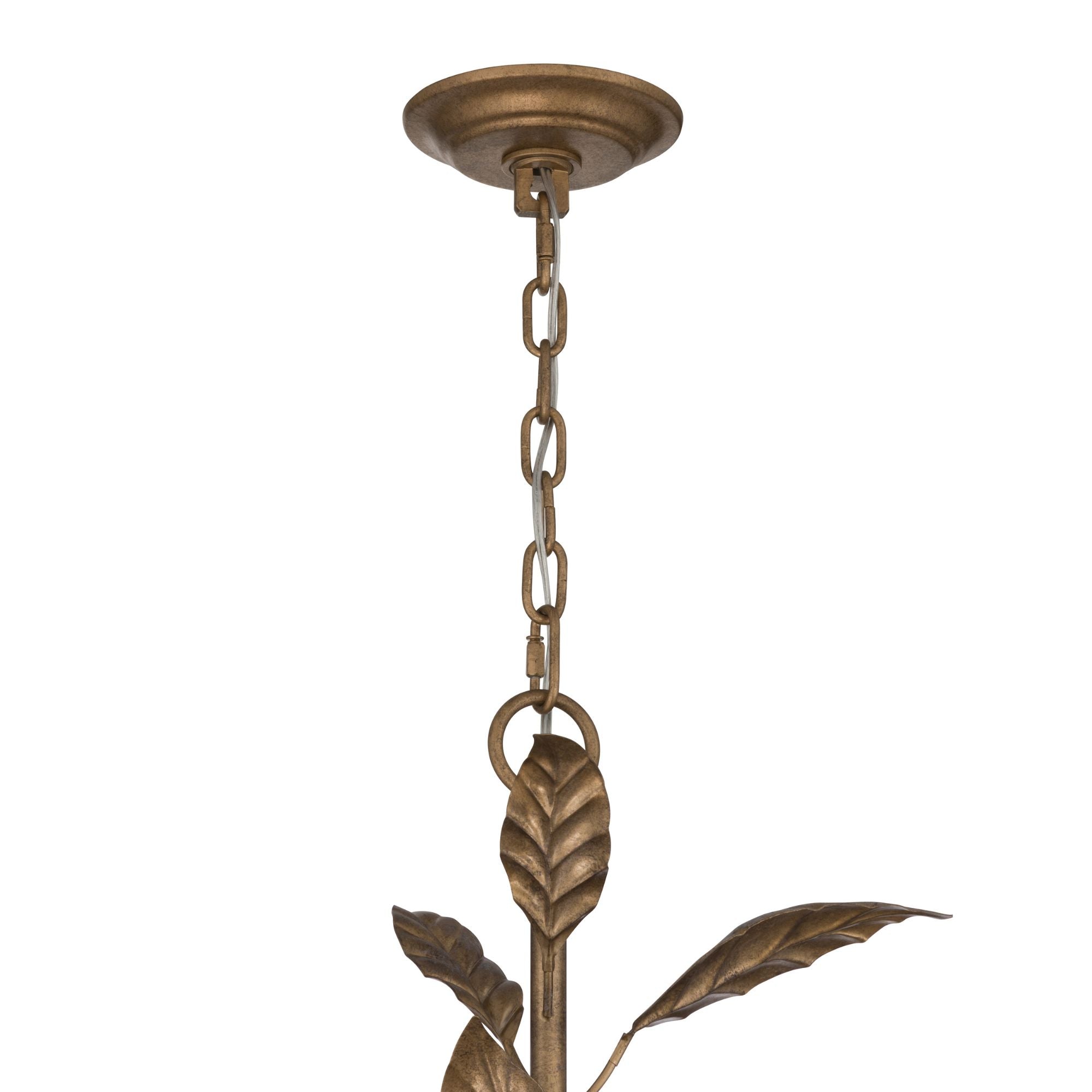 Metropolitan Lighting Seraphine 40 in. 11-Light Chandelier, Weathered Gold
