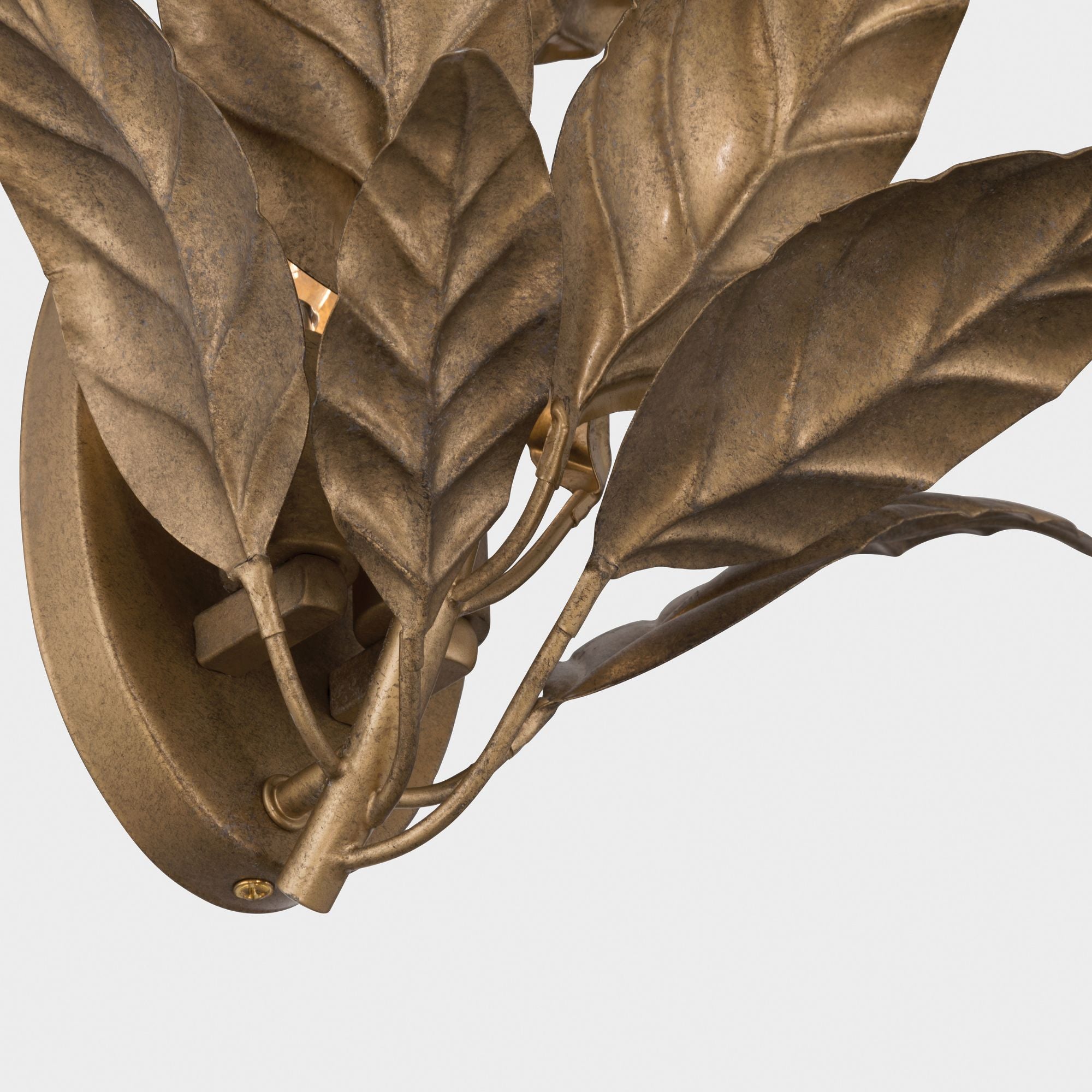 Metropolitan Lighting Seraphine 14.25 in. 2-Light Wall Sconce, Weathered Gold