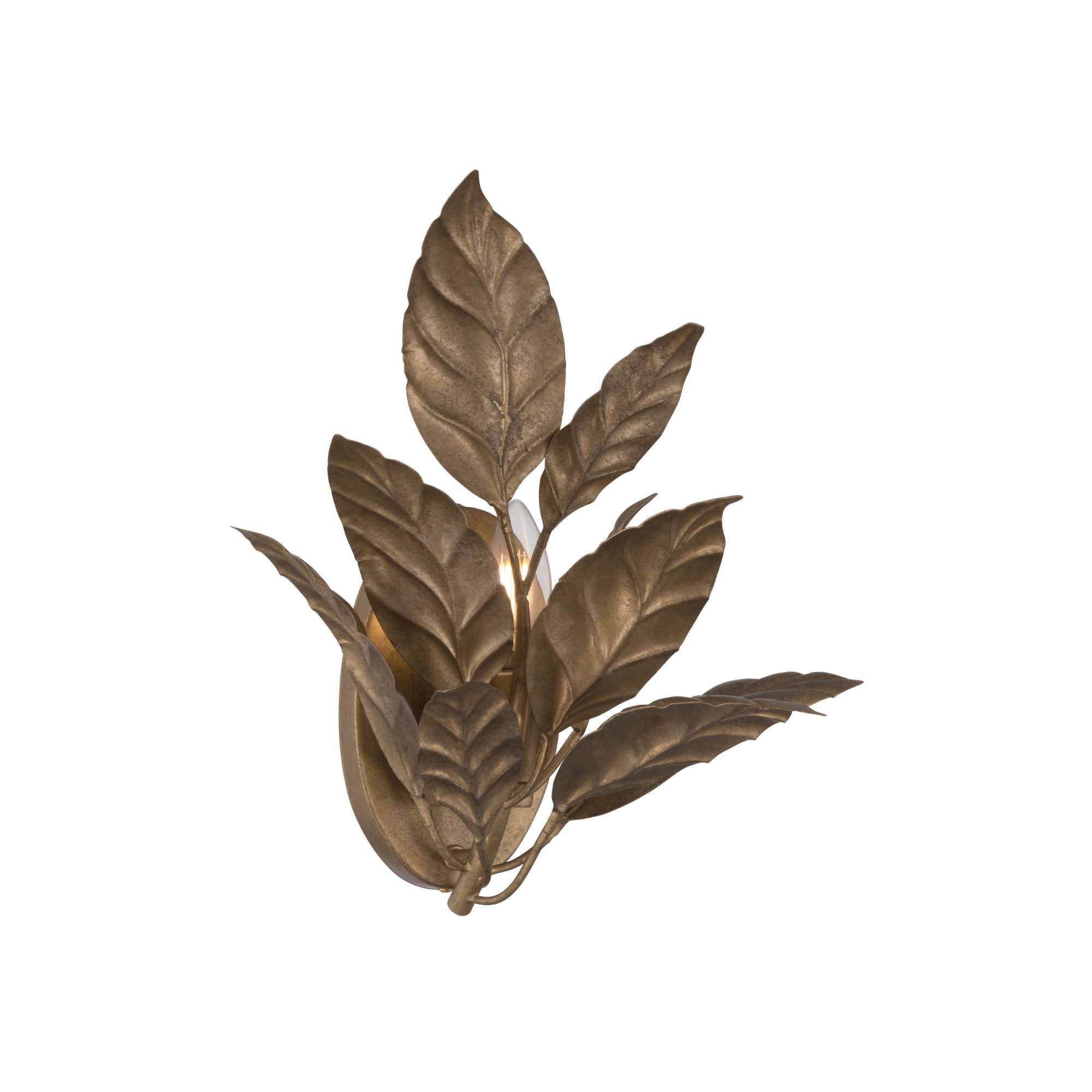 Metropolitan Lighting Seraphine 14.25 in. 2-Light Wall Sconce, Weathered Gold