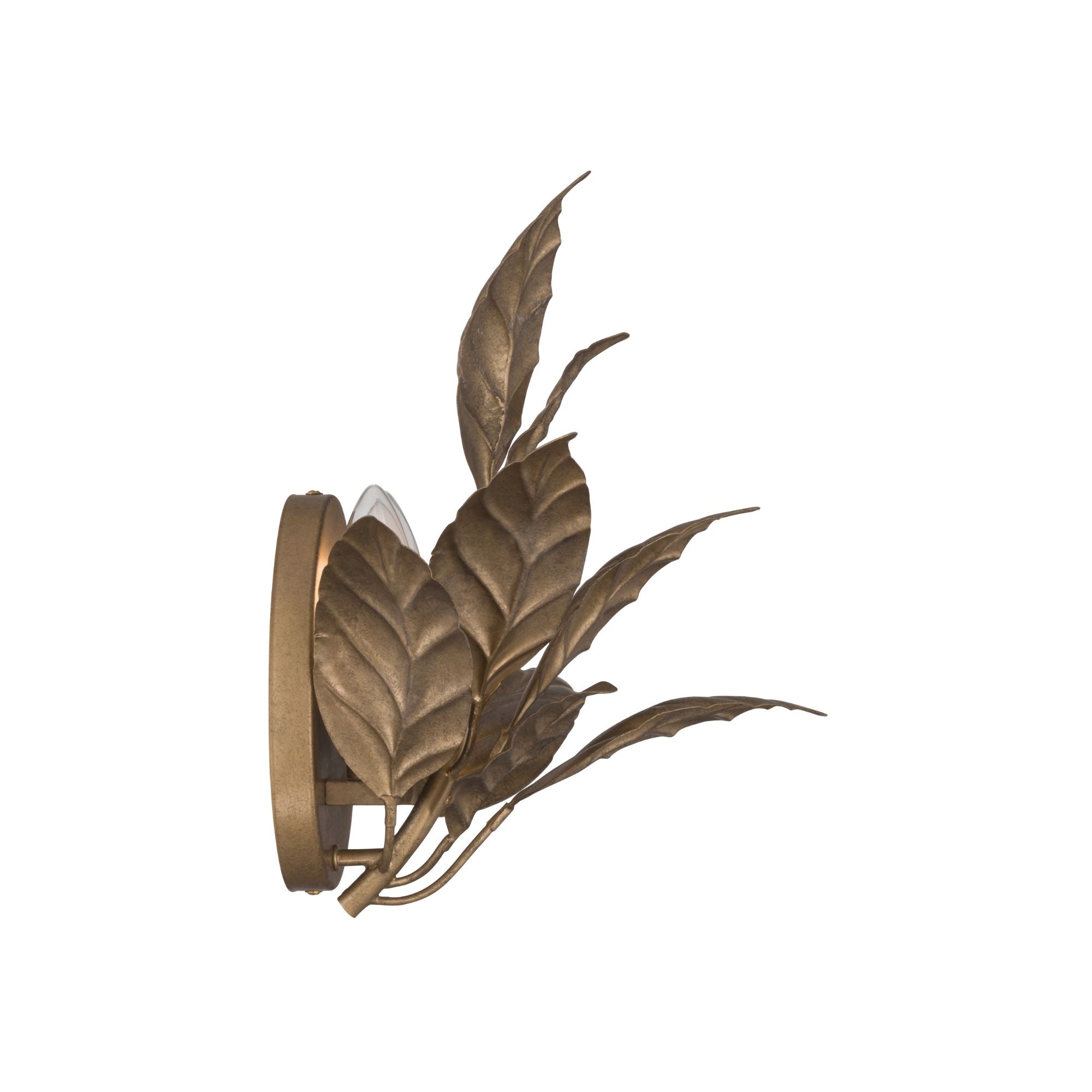Metropolitan Lighting Seraphine 14.25 in. 2-Light Wall Sconce, Weathered Gold