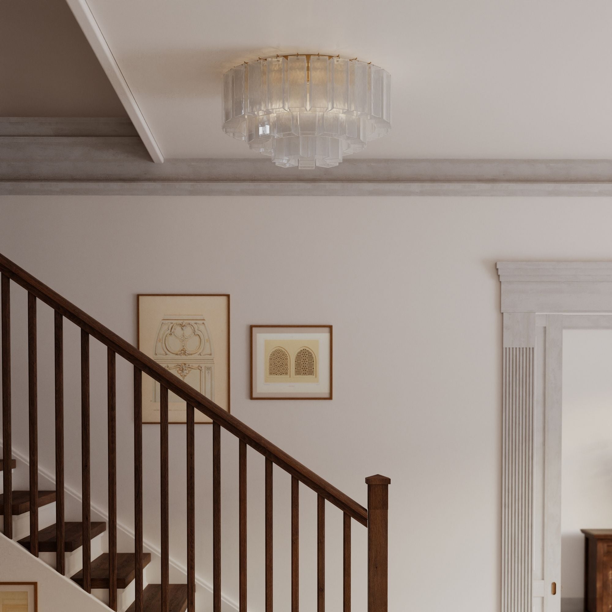 Metropolitan Torvento 28 in. 7-Light Flush Mount