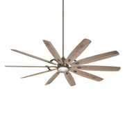 Barn H20 84" LED Outdoor Smart Ceiling Fan with Remote, Heirloom Bronze