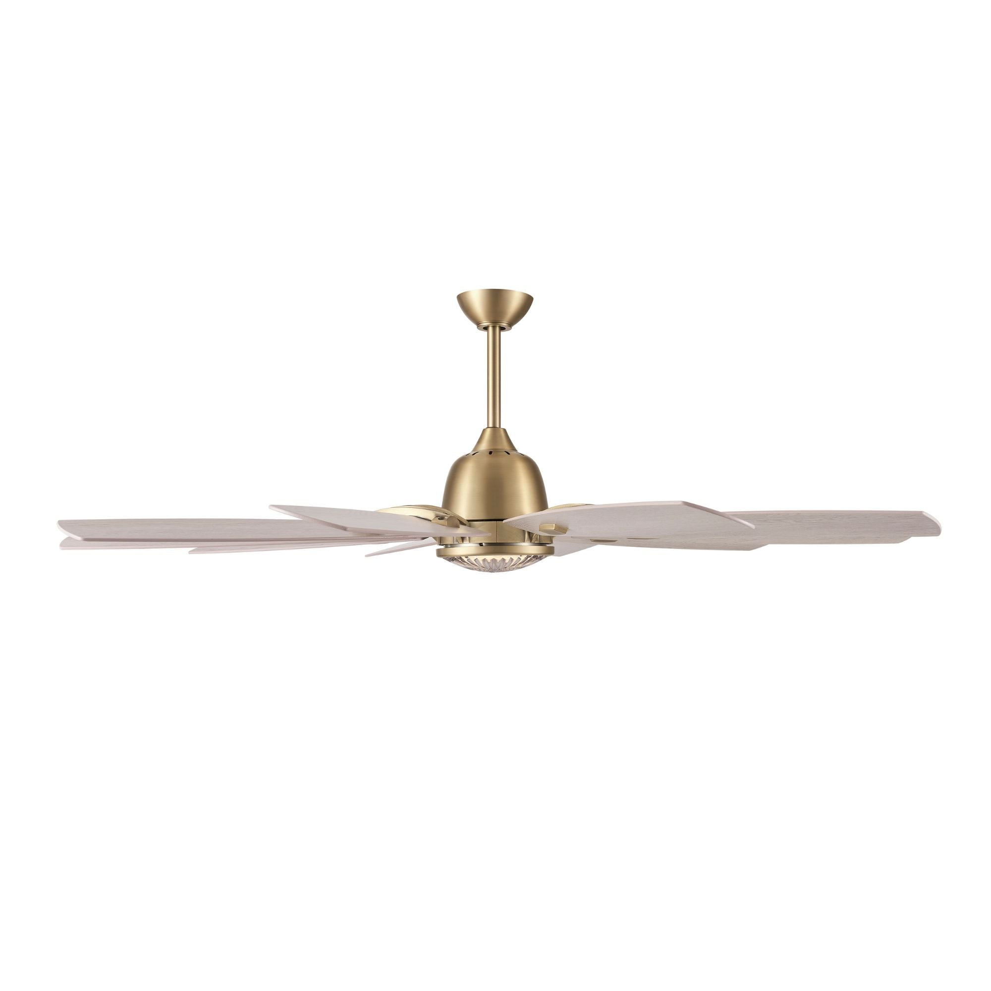 Minka Aire Barn 65'' Smart Ceiling Fan with LED Light DC Motor Legacy Brass