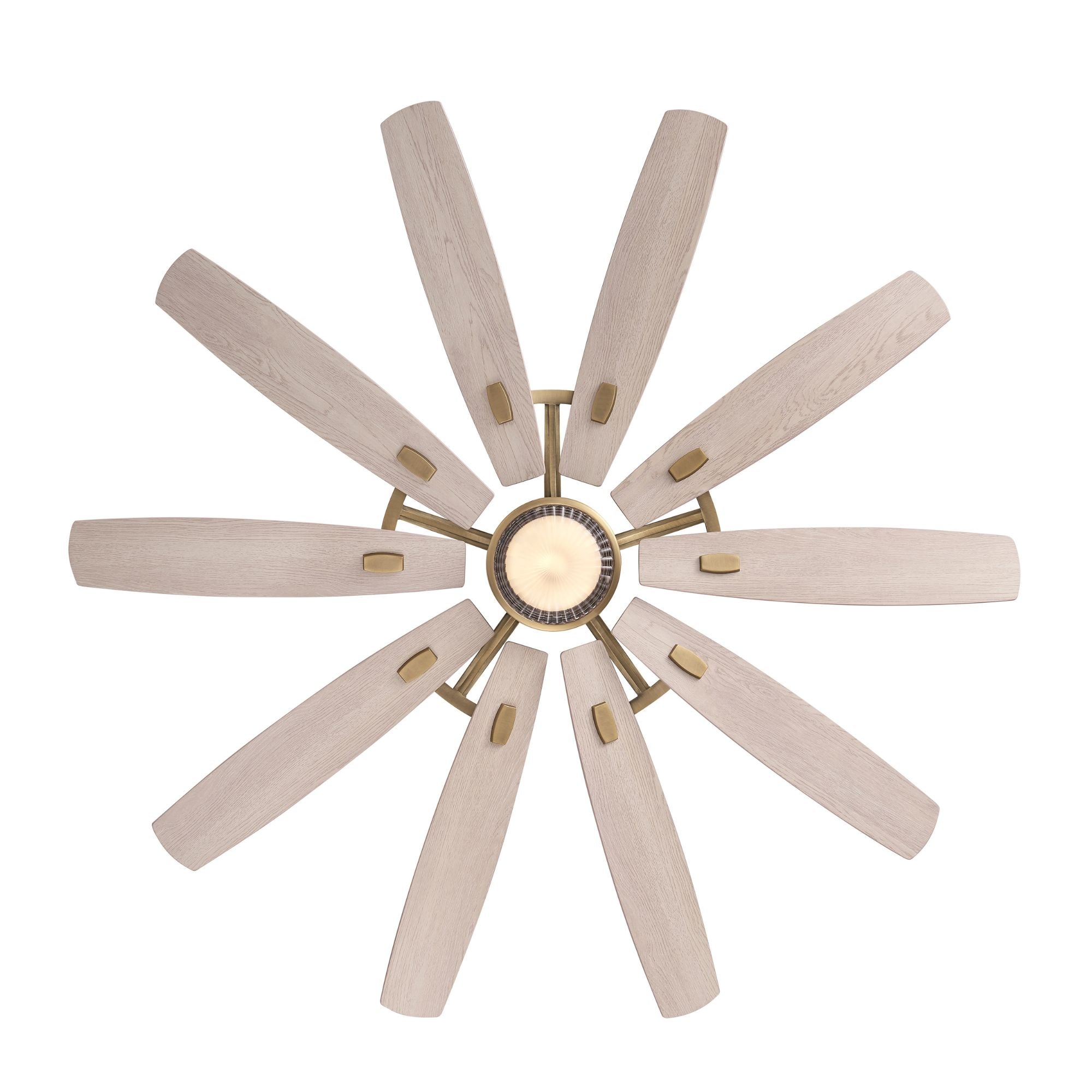 Minka Aire Barn 65'' Smart Ceiling Fan with LED Light DC Motor Legacy Brass