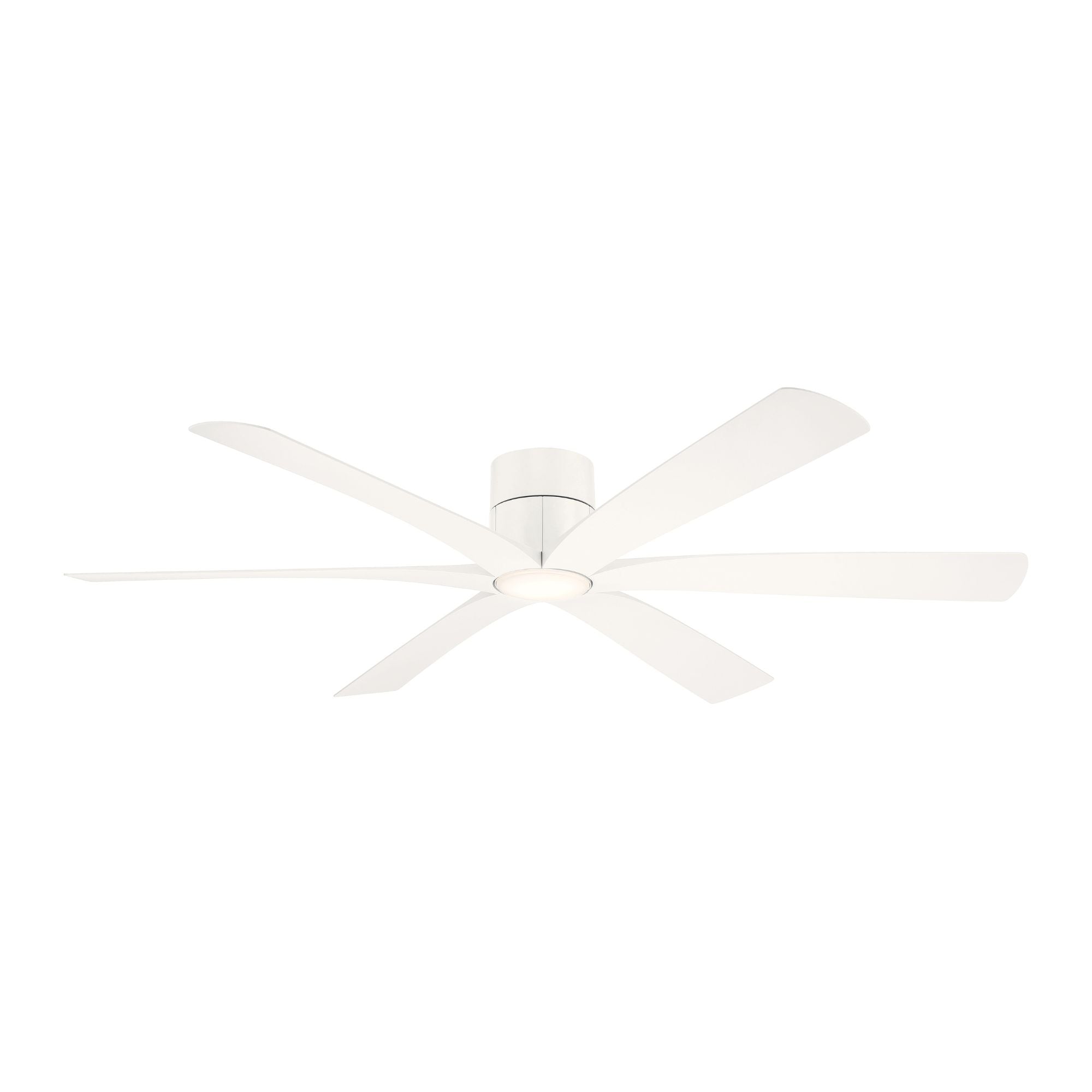 Minka Aire Brisano 65'' Smart Ceiling Fan with LED Light DC Motor Alabaster White