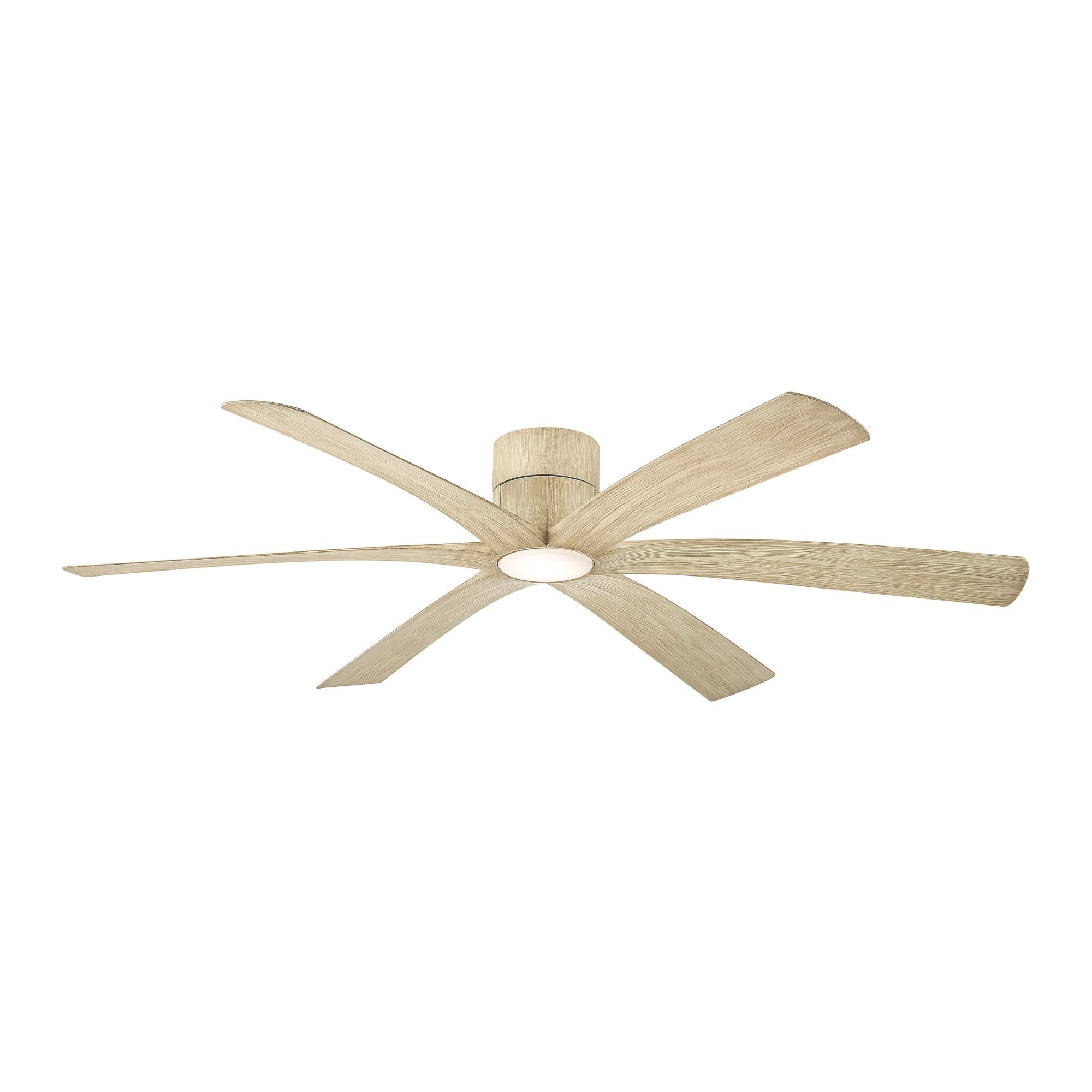 Minka Aire Brisano 65'' Smart Ceiling Fan with LED Light DC Motor White Oak