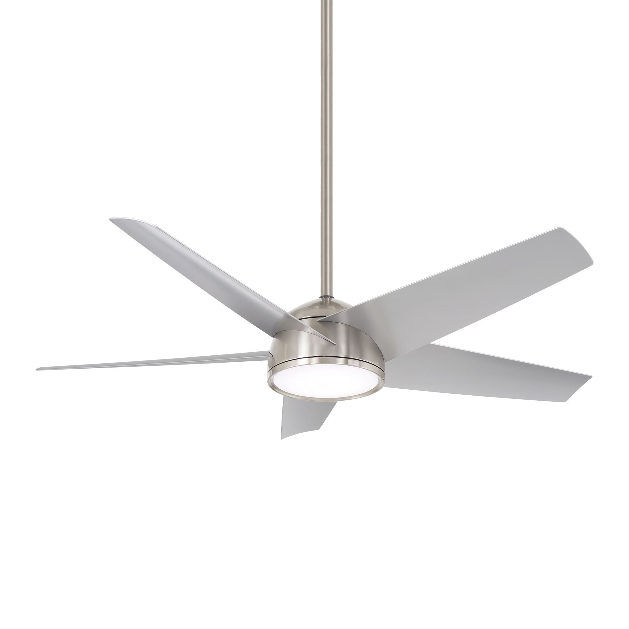 Chubby 58" Brushed Nickel LED Smart Ceiling Fan - Bees Lighting