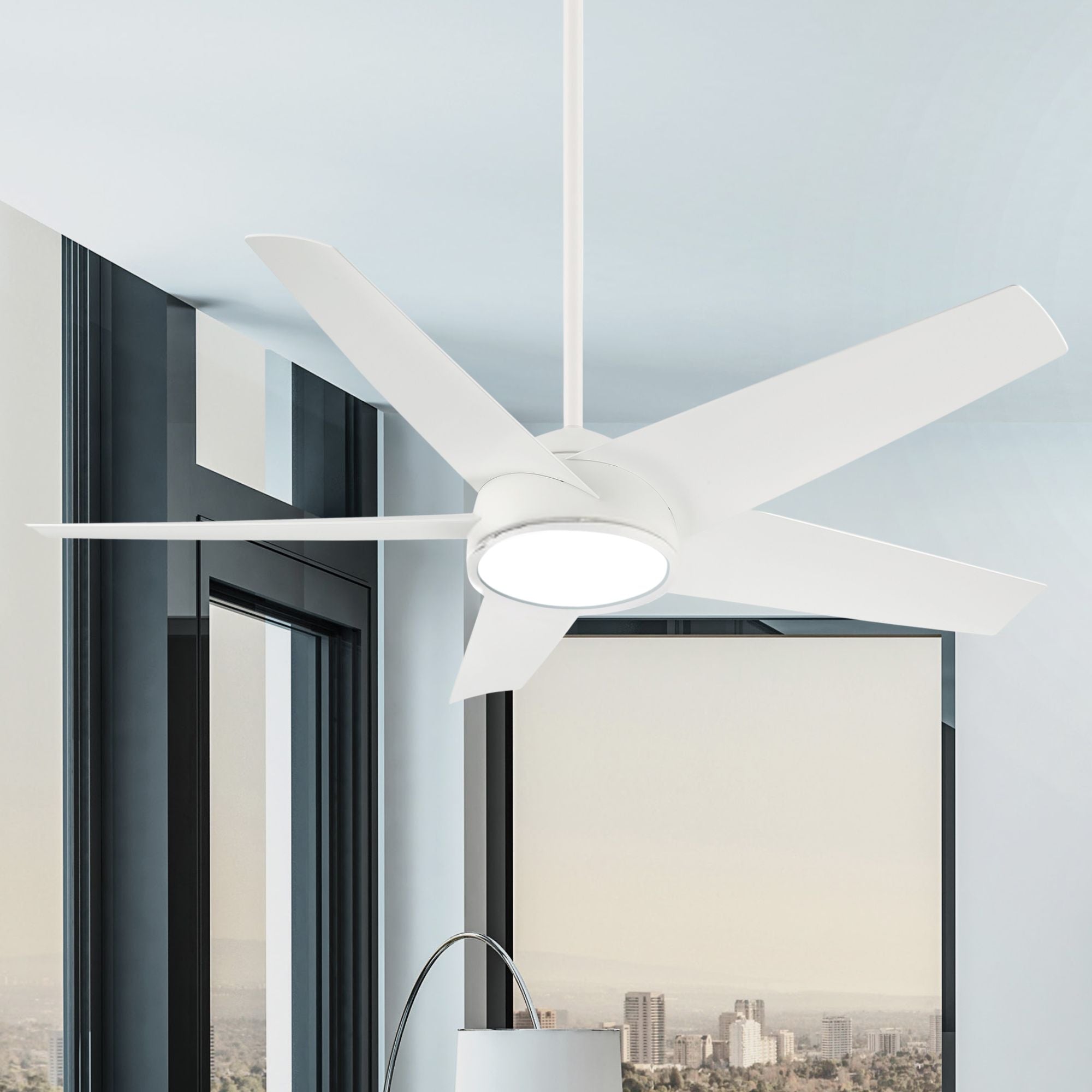 Chubby 58" LED Smart Ceiling Fan - Bees Lighting