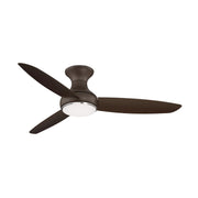 Concept III 54" Bronze Outdoor Hugger LED Smart Ceiling Fan