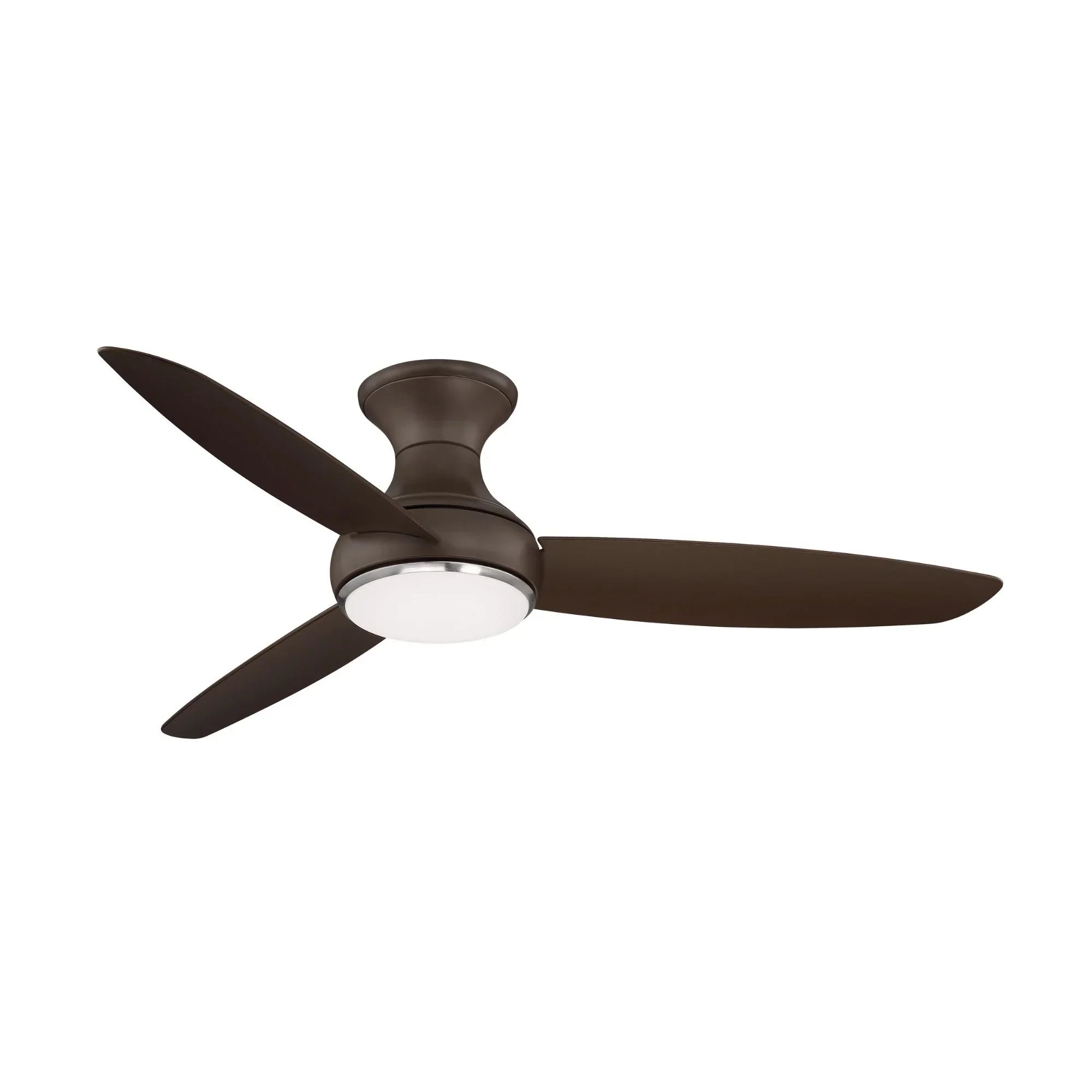 Concept III 54" Bronze Outdoor Hugger LED Smart Ceiling Fan