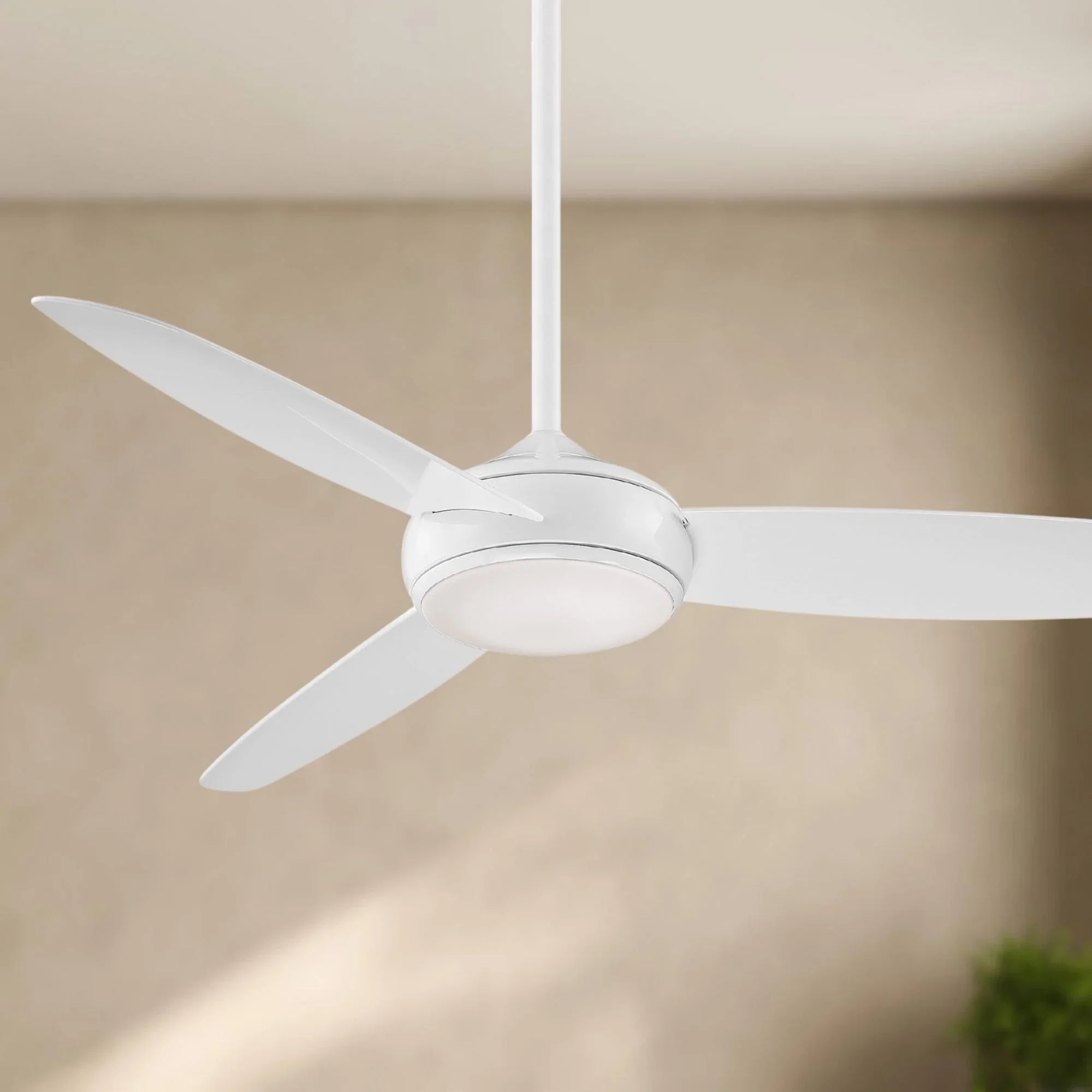 Concept IV 54" White Outdoor LED Smart Ceiling Fan