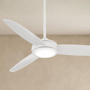 Concept IV 54" White Outdoor LED Smart Ceiling Fan