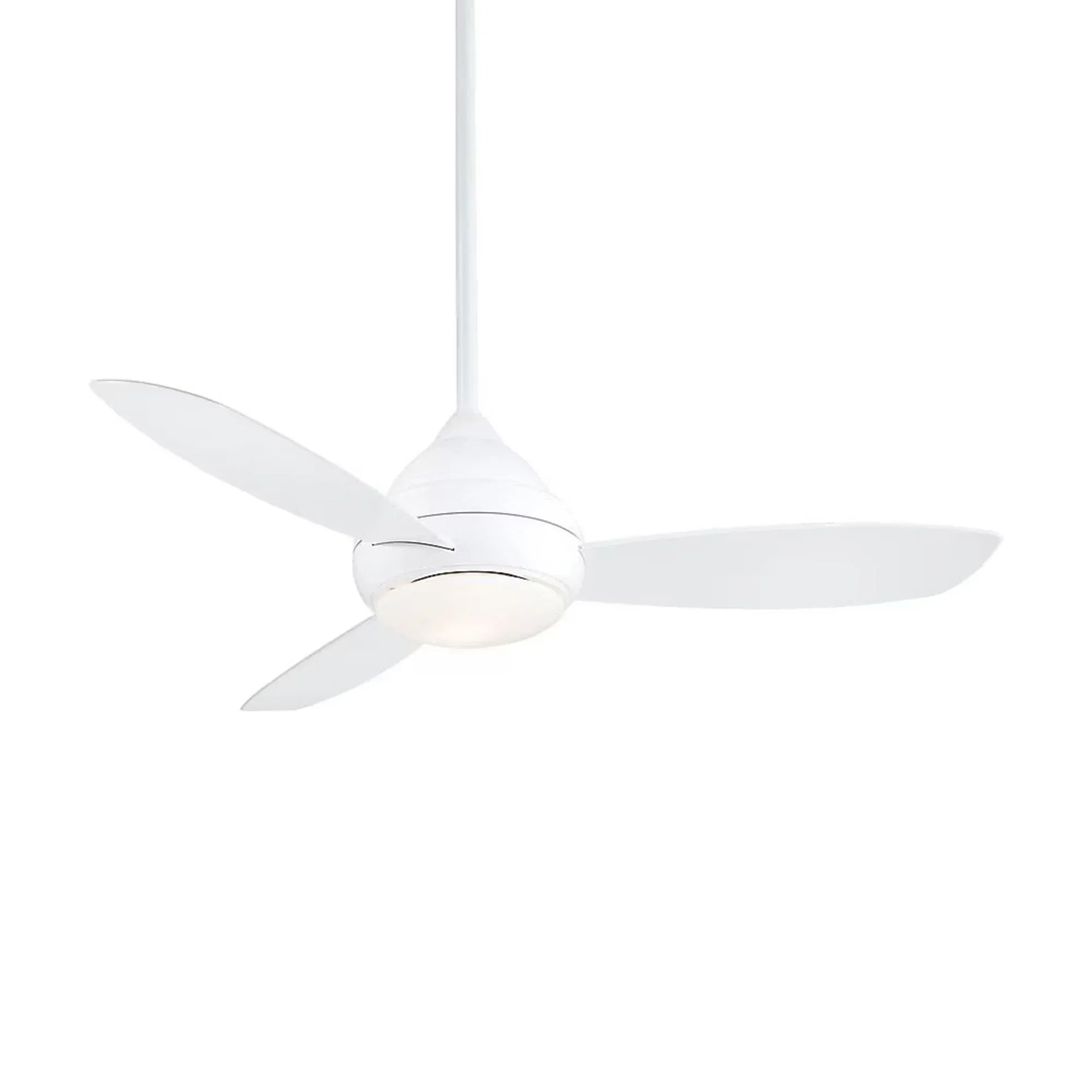 Concept I Wet 52" White LED Outdoor Ceiling Fan with Wall Control