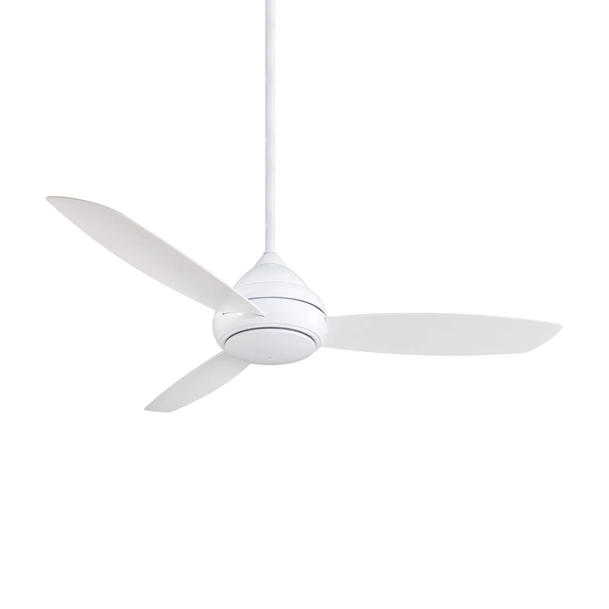 Concept I Wet 58" White LED Outdoor Ceiling Fan with Wall Control