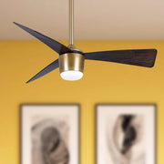 Elavan 36" Legacy Brass LED Ceiling Fan with Remote