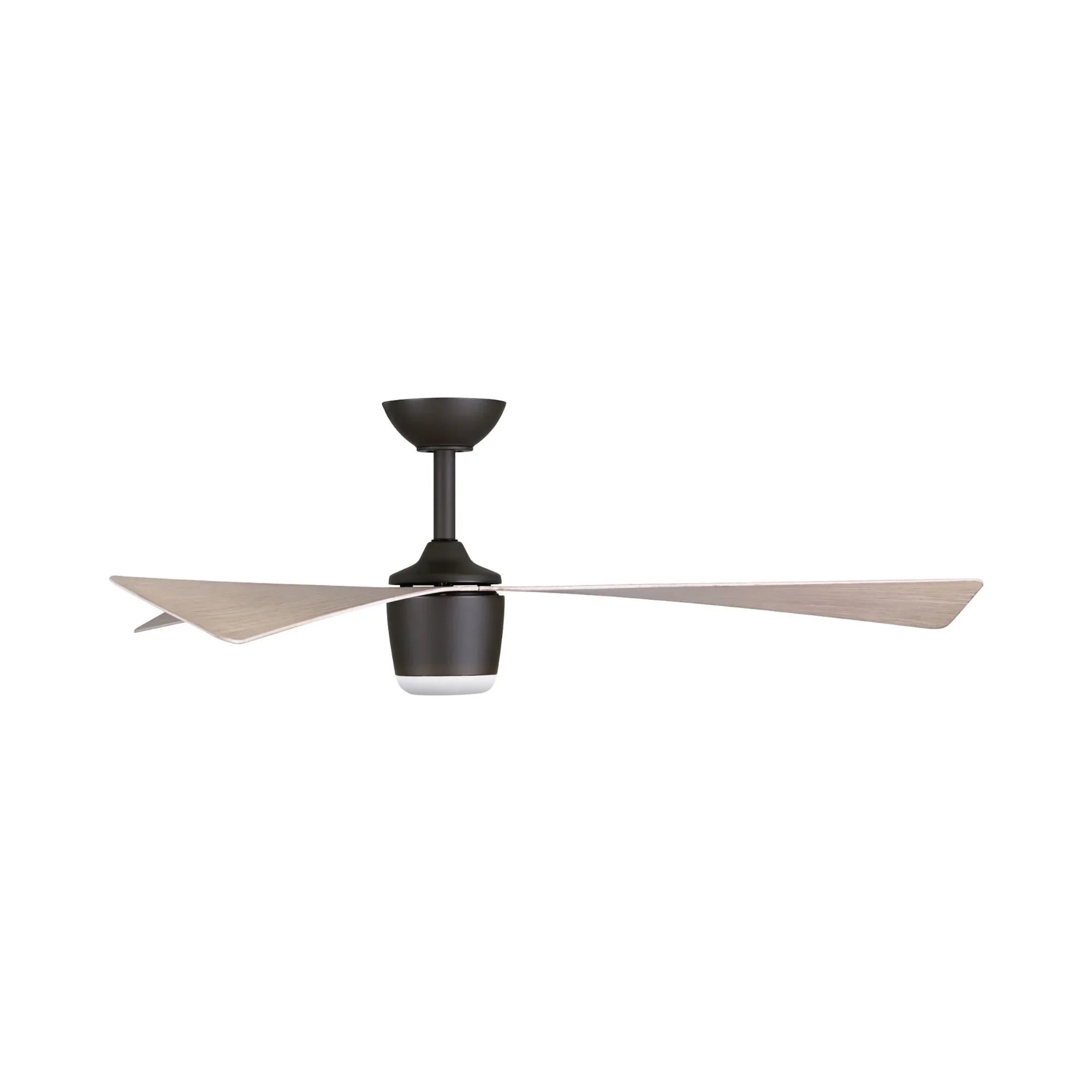 Elavan 52" Dark Bronze LED Ceiling Fan with Remote