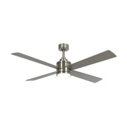 Falco 54" LED 4-Blades Ceiling Fan with Remote, Brushed Nickel
