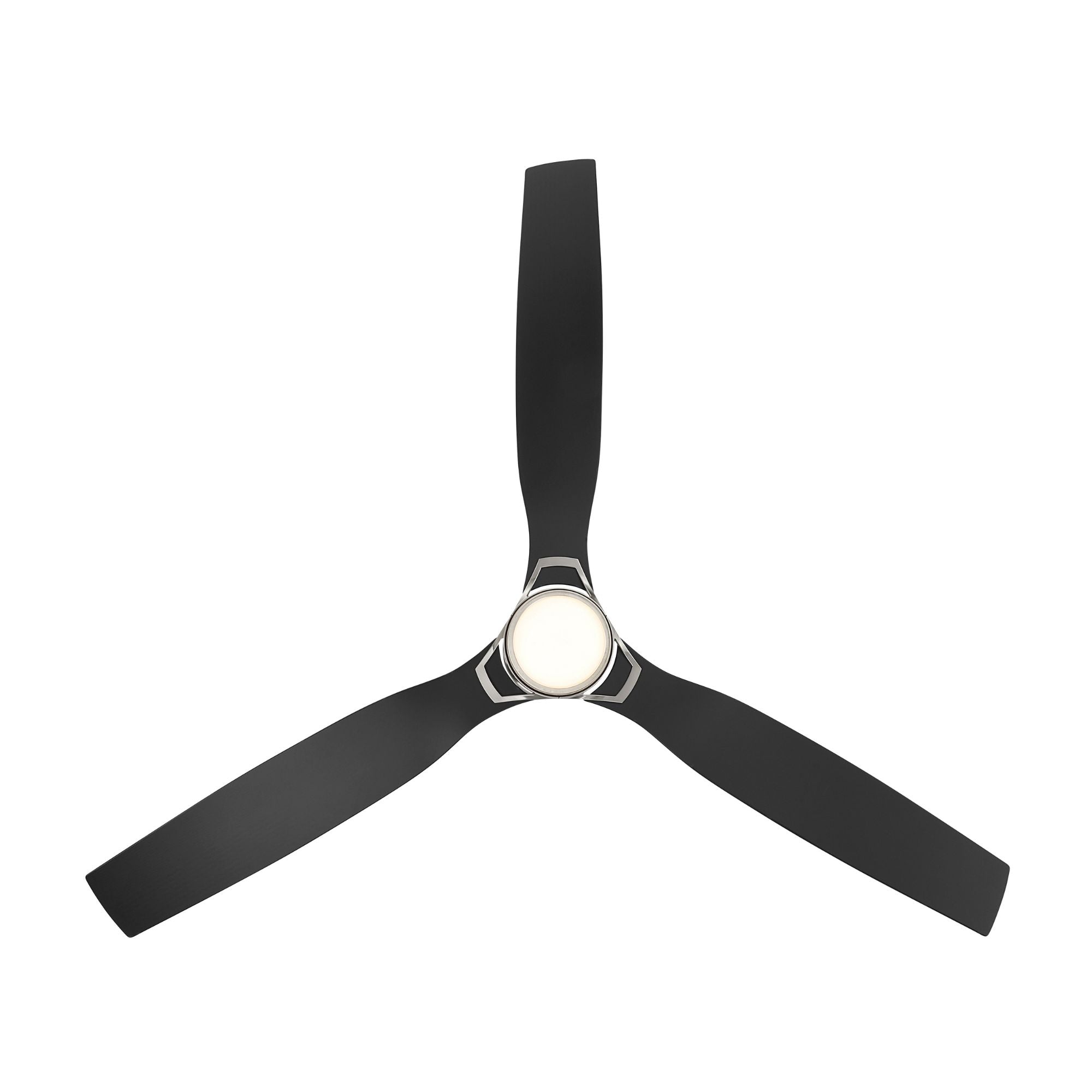 Minka Aire Foxden 53'' Smart Ceiling Fan with LED Light DC Motor Brushed Nickel