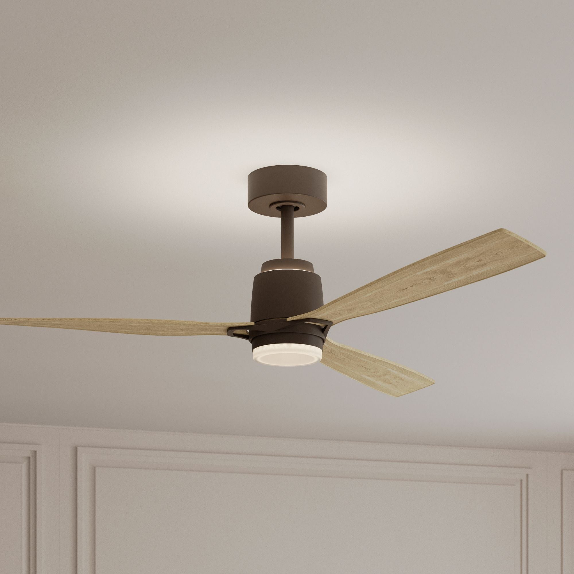 Minka Aire Foxden 53'' Smart Ceiling Fan with LED Light DC Motor