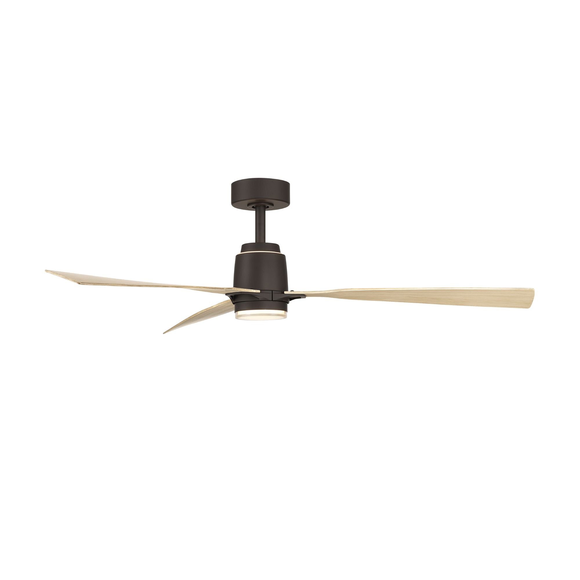 Minka Aire Foxden 53'' Smart Ceiling Fan with LED Light DC Motor Dark Bronze