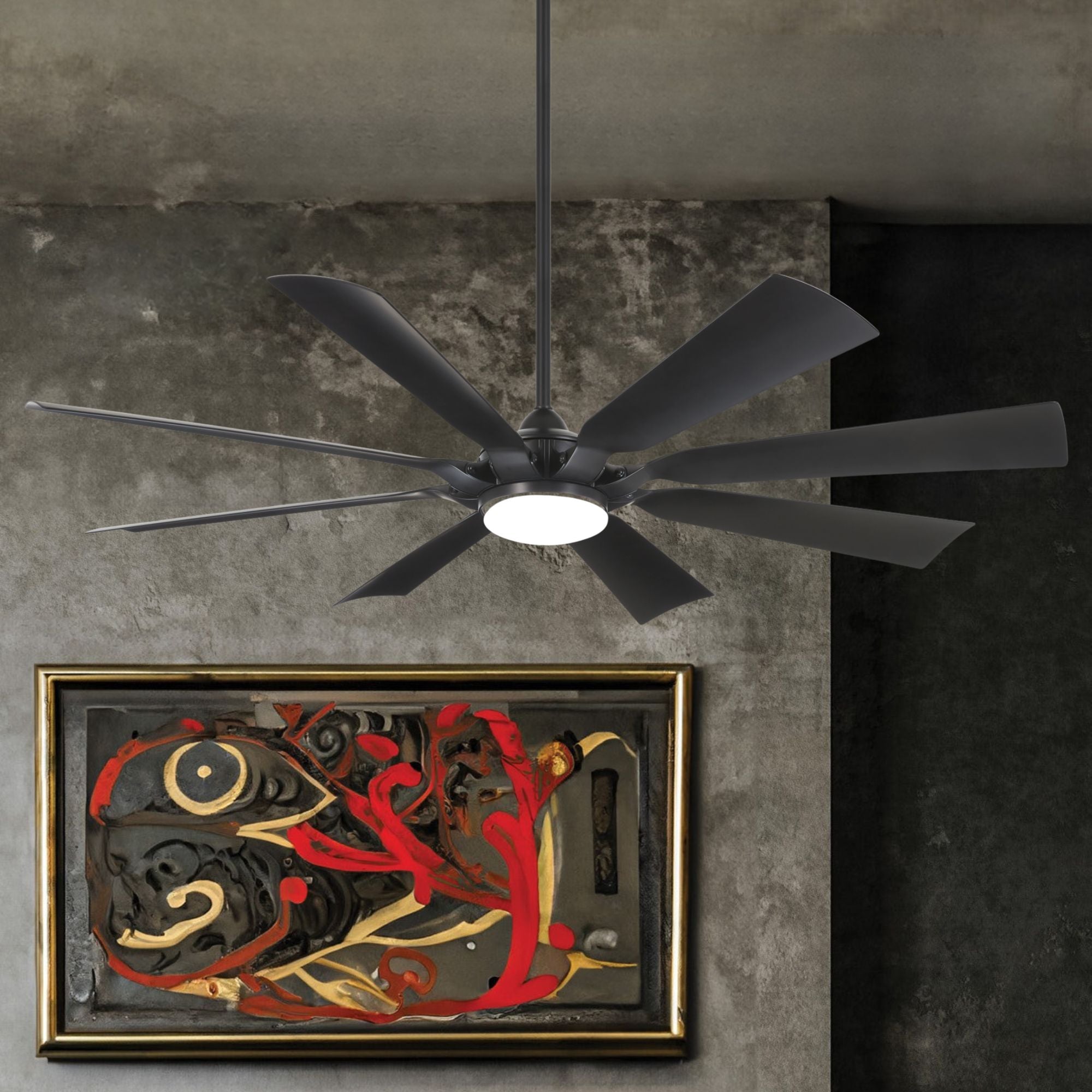 Future 65" Outdoor LED Ceiling Fan - Bees Lighting