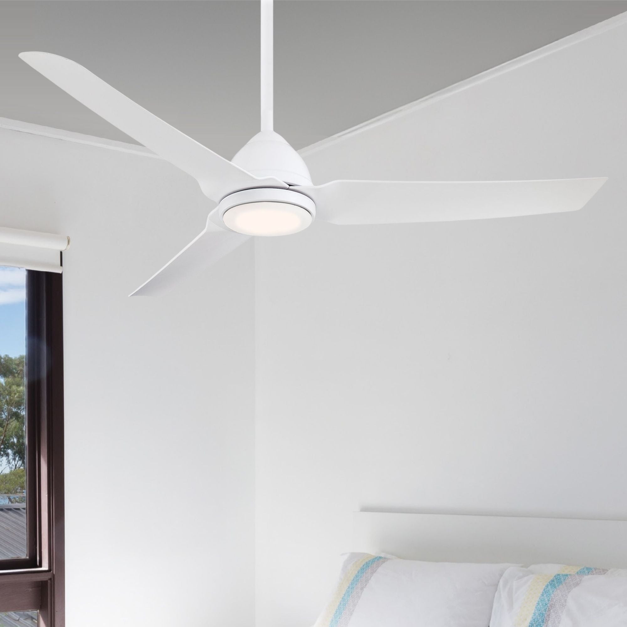 Java LED 54" Wet Rated Ceiling Fan - Bees Lighting
