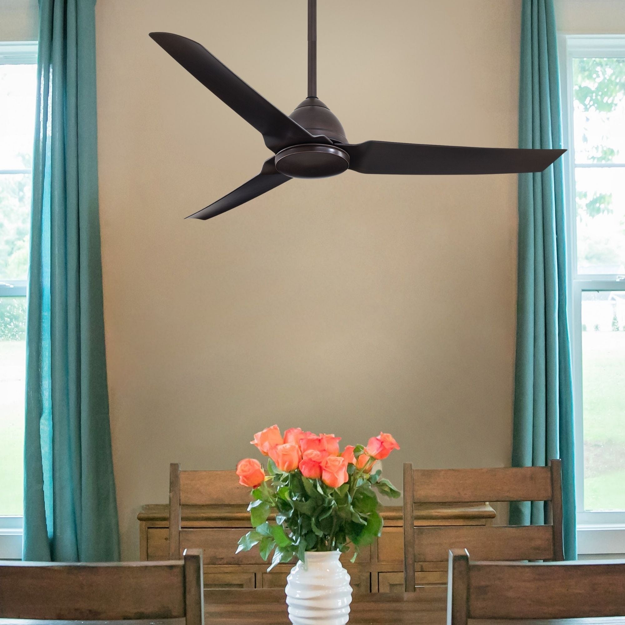 Java 54" Kocoa Wet Rated Ceiling Fan with Remote