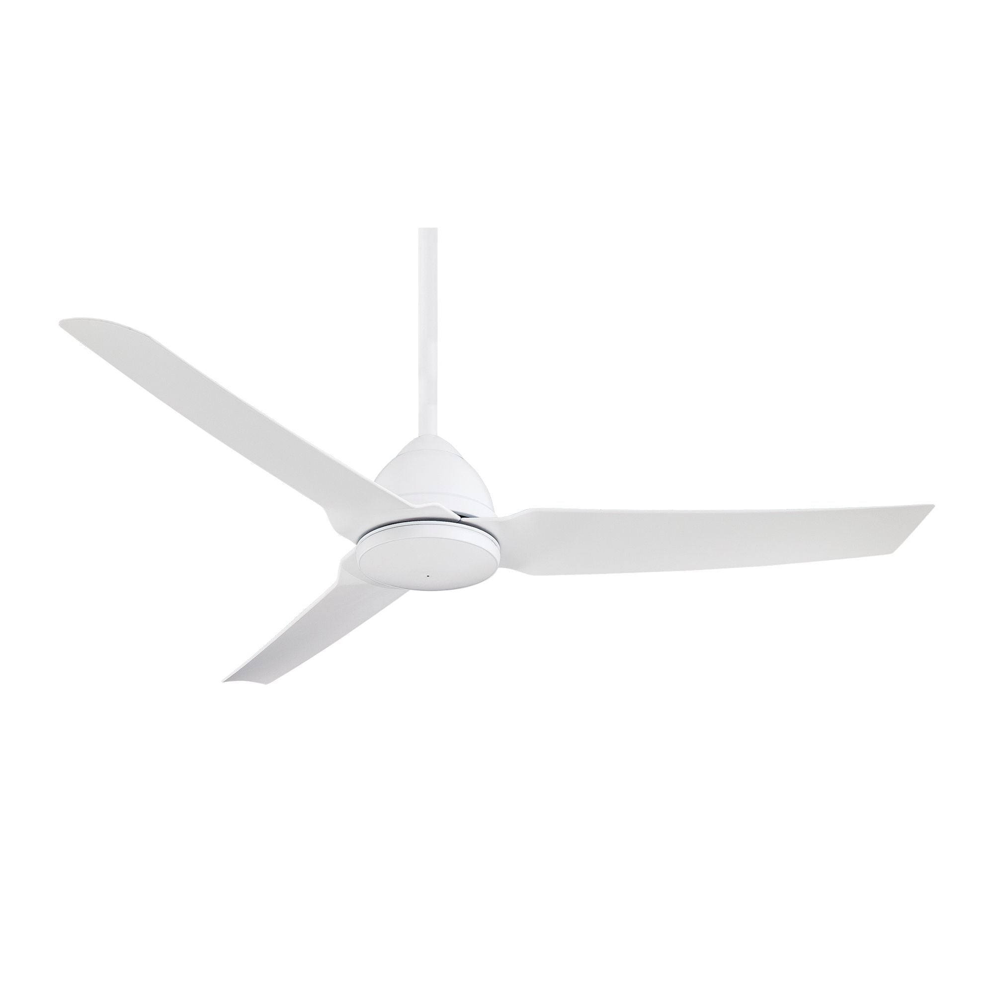 Java 54" Flat White Wet Rated Ceiling Fan with Remote - Bees Lighting