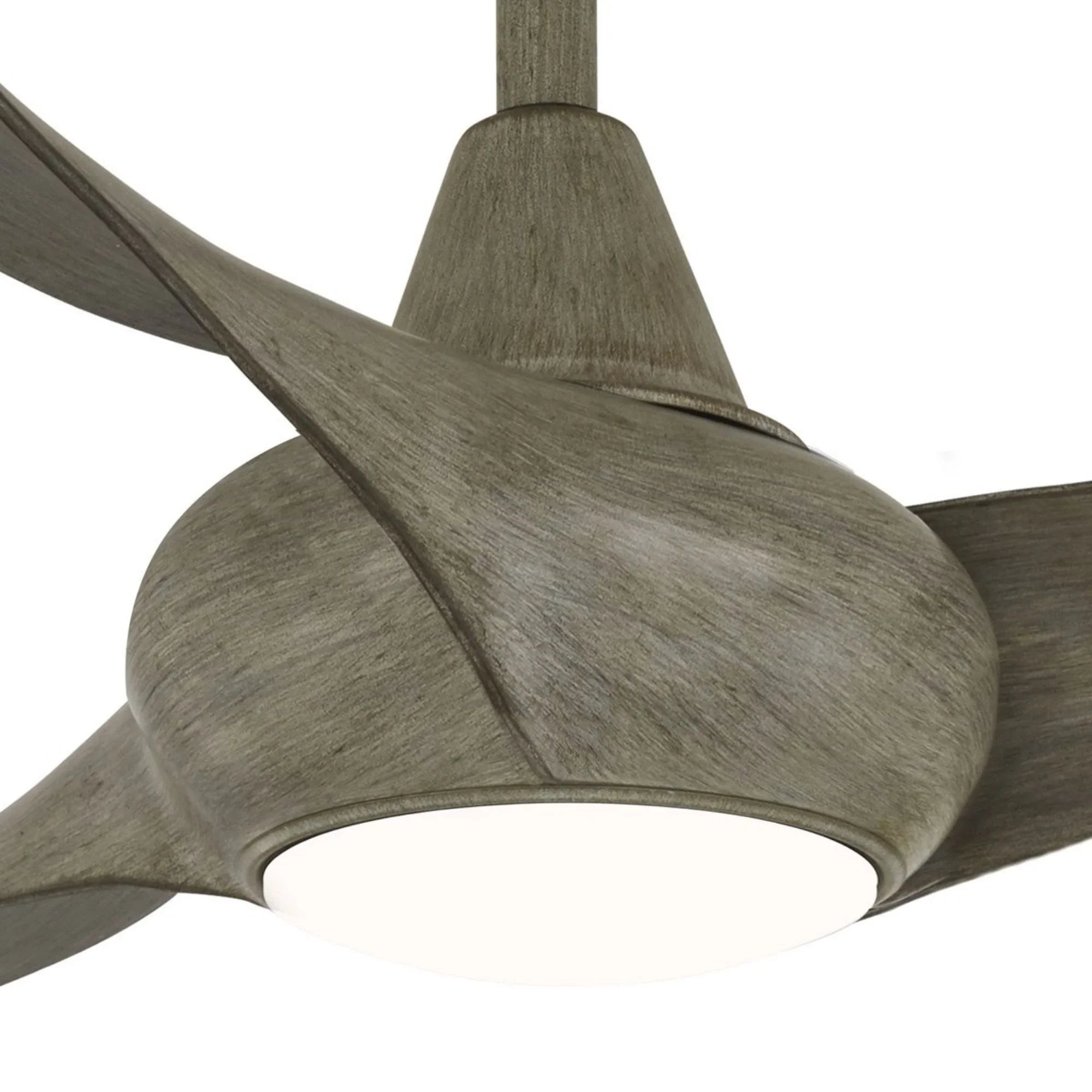 Light Wave LED 44" 3-Blade Driftwood Ceiling Fan with Light and Remote