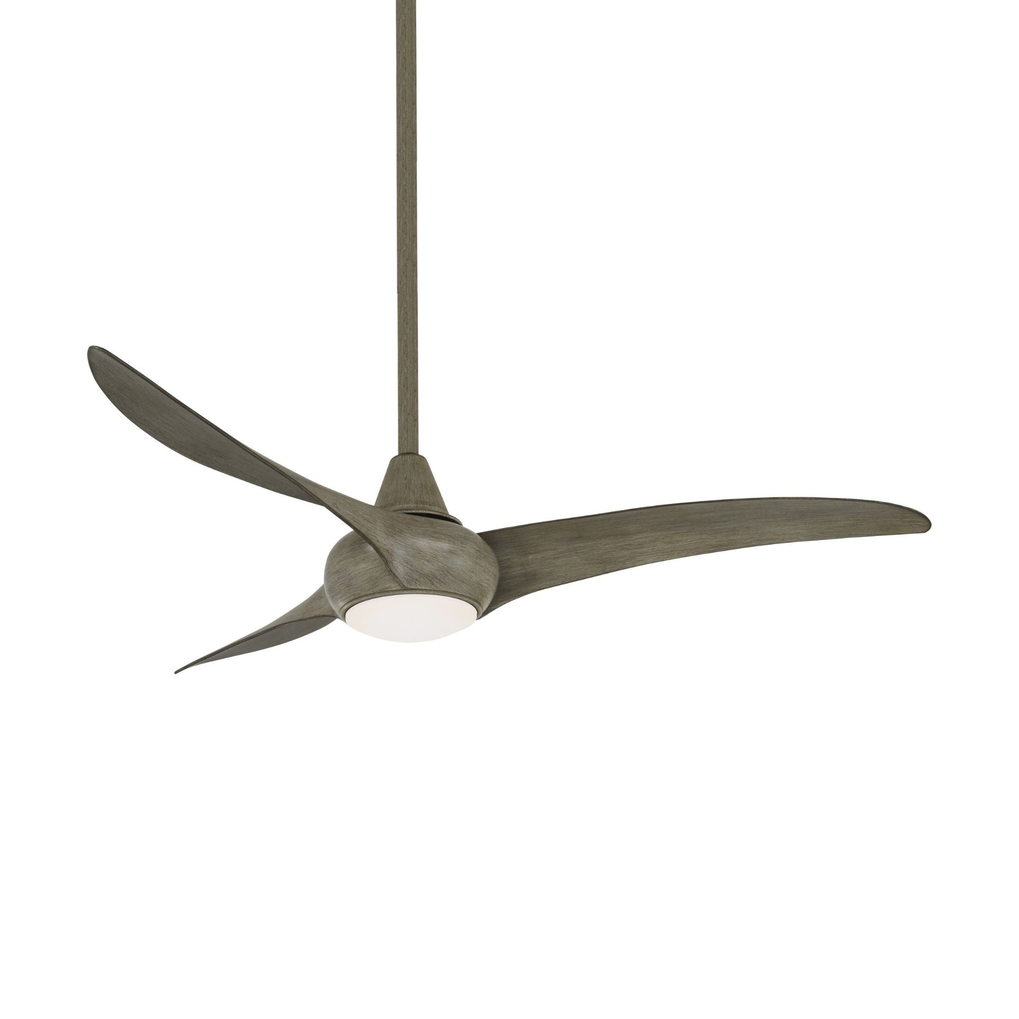 Light Wave LED 52" Driftwood Modern Ceiling Fan with Light and Remote