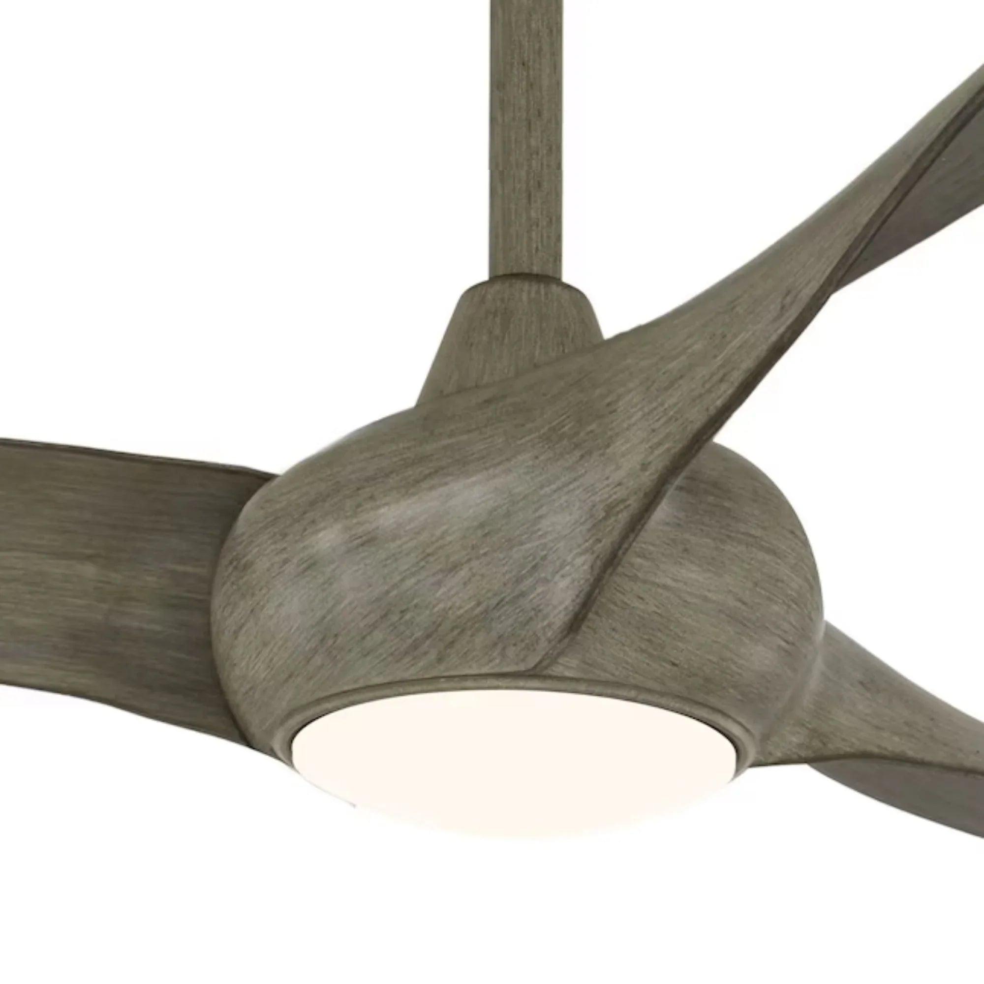 Light Wave LED 65" Driftwood Large Ceiling Fan with Light and Remote