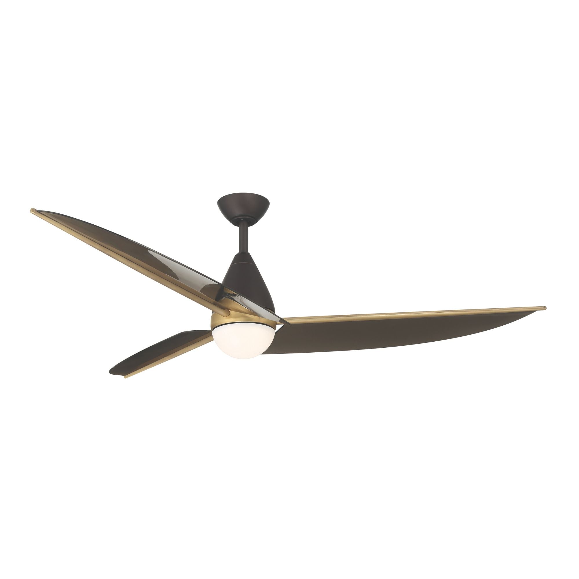 Minka Aire Lirden 65'' Ceiling Fan with LED Light DC Motor Dark Bronze