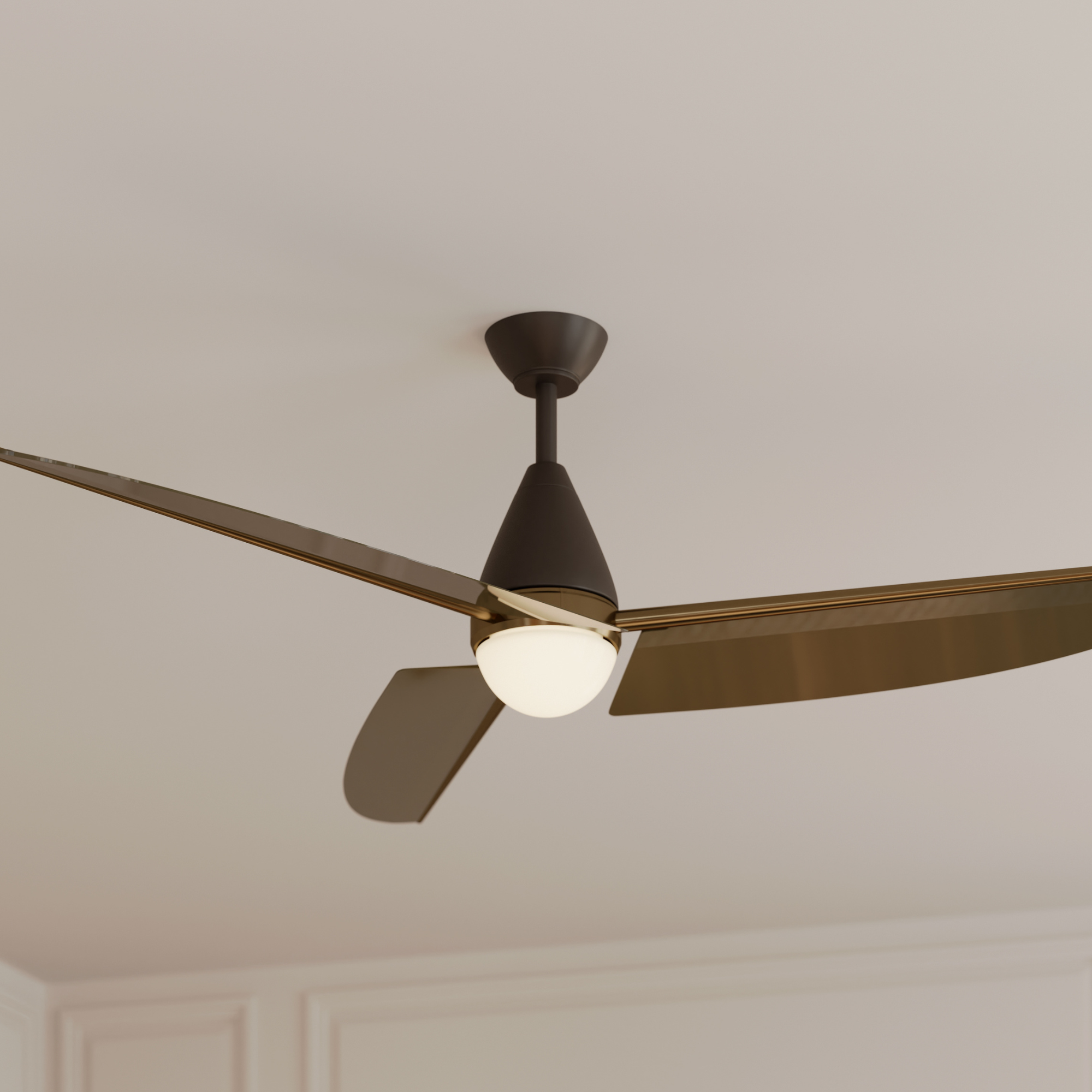 Minka Aire Lirden 65'' Ceiling Fan with LED Light DC Motor