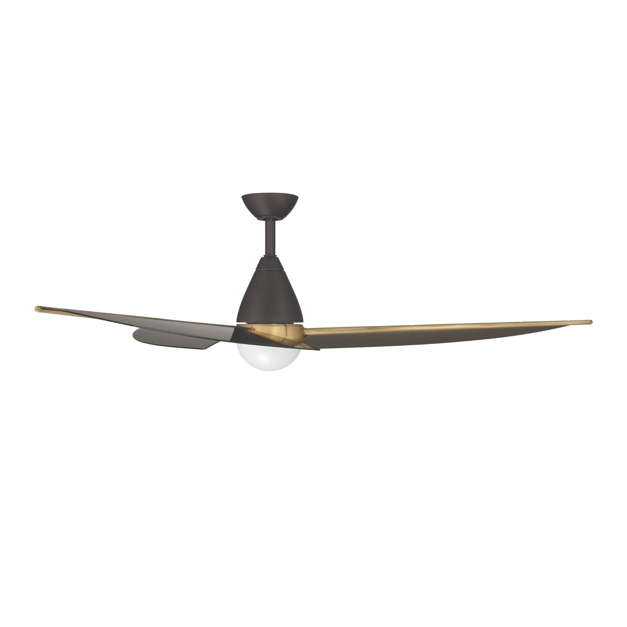 Minka Aire Lirden 65'' Ceiling Fan with LED Light DC Motor Dark Bronze