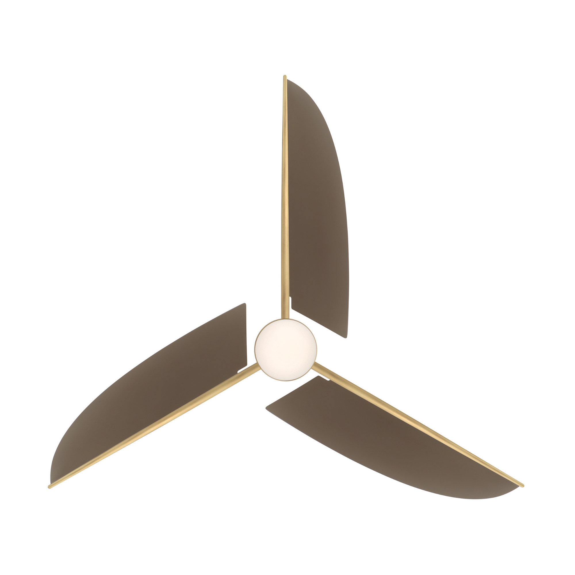 Minka Aire Lirden 65'' Ceiling Fan with LED Light DC Motor Dark Bronze