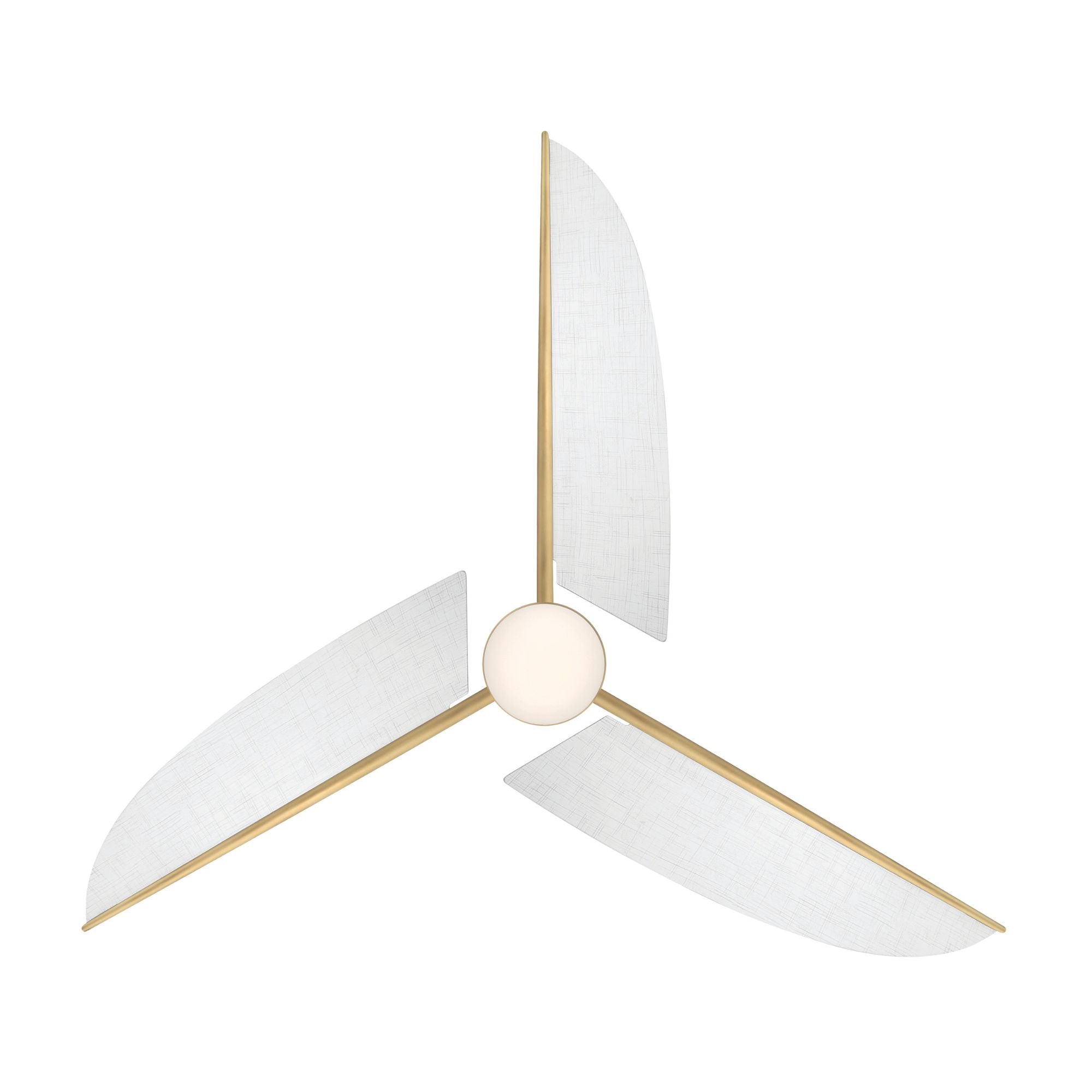 Minka Aire Lirden 65'' Smart Ceiling Fan with LED Light DC Motor Heritage Brass