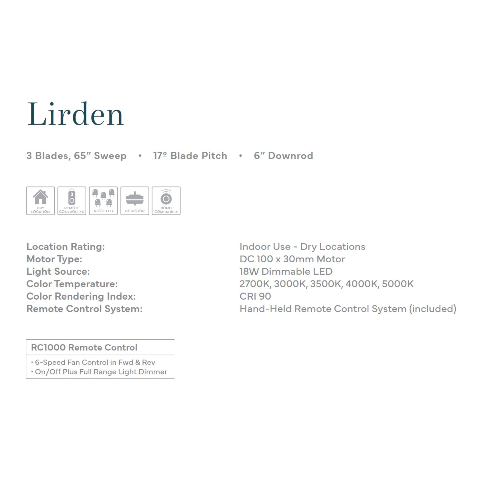 Minka Aire Lirden 65'' Smart Ceiling Fan with LED Light DC Motor Heritage Brass