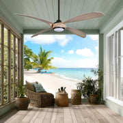 Mortyn 60" Indoor/Outdoor LED Ceiling Fan, Dark Bronze