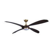 Mortyn 60" Indoor/Outdoor LED Ceiling Fan, Legacy Brass